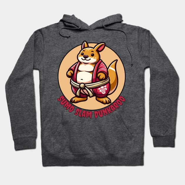 Sumo kangaroo Hoodie by Japanese Fever